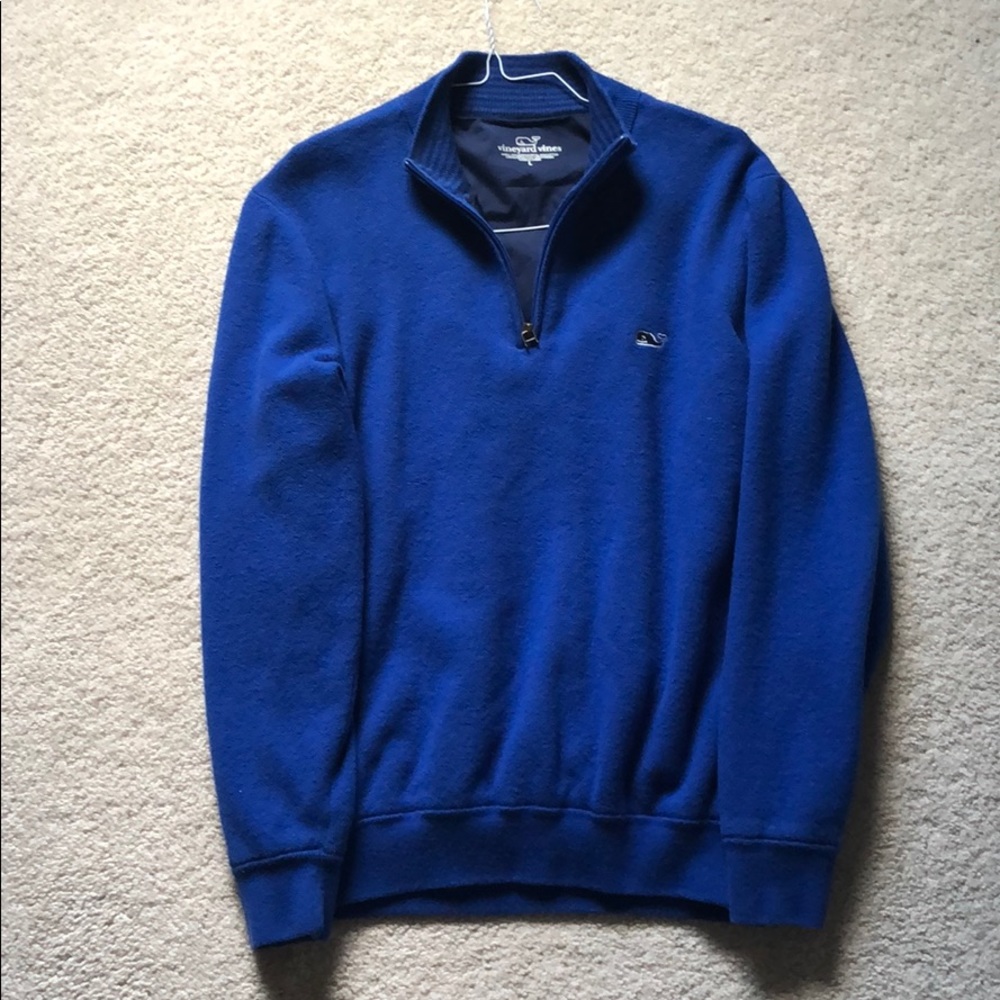 Vineyard Vines - Mens 1/4 Zip- Blue